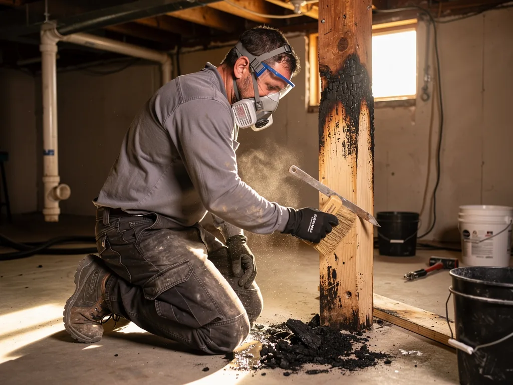 Charred Material Removal
