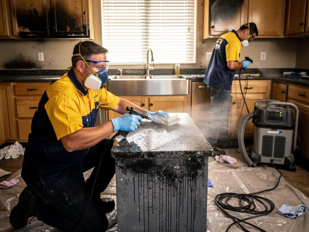 Kitchen Fire Cleanup